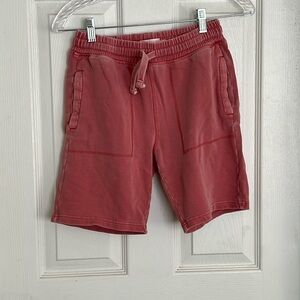Mini Boden Garment Dyed Shorts Red
